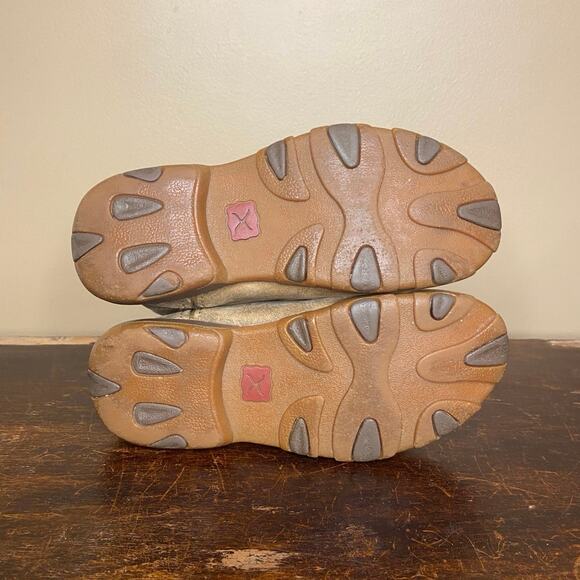 Twisted X Boy’s Moc Toe Pull-On Leather Boot, YDB0002, Size 13.5, Brown - Picture 4 of 6